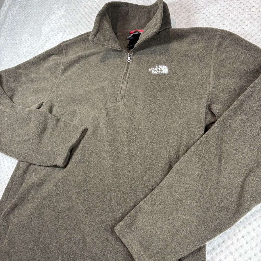 The North Face Fleece Quarter Zip Jacket Mens Medium